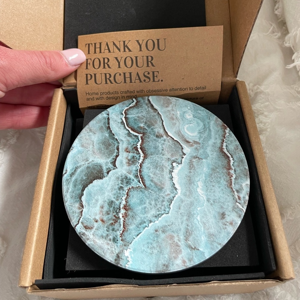 6 handmade coasters